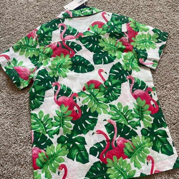 Janie and Jack Flamingo shirt NWT 8yrs - Picture 4 of 6